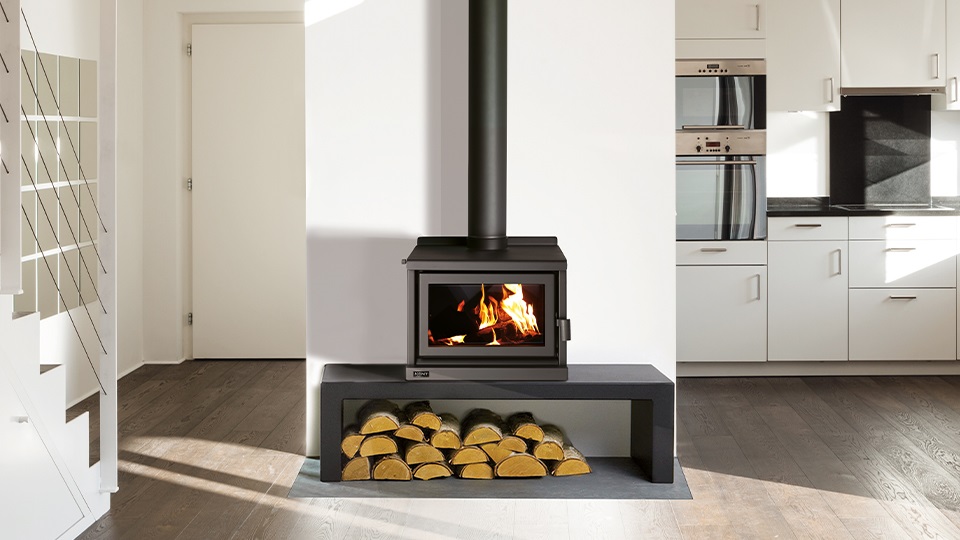 The Kent Forbes benchtop fire place, increases the design options for your contemporary fire place.
