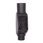 GARMOUR INOUT 80MM DIVERTER C/W BLOKIT - BLACK