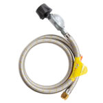 HOSE-REG ASS LCC27-F TO 5/8in-18 UNF-F (3/8inSAE) 1200 BRAIDED