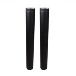 Kent Flue Twin Pack 150Ss Matt Black