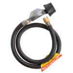 GASMATE QCC 2.0KG REGULATOR WITH 900MM HOSE OUTLET 5/8in UNF