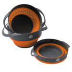 Kiwi Camping Collapsible 3PC Bowl & Colander Set