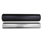 Kent Tekapo 250mm Blk 200mm S/S Flue Kit