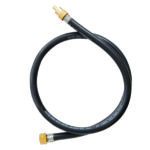 GM40419 GRILLED HOSE - CAMPING COOKER SCHARDER VALVE TO CAMPING CYLINDER (3/8"-19 BSP)  - 1000MM