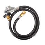 Grilled 2kg 90°  POL Regulator with Hose - 1000mm